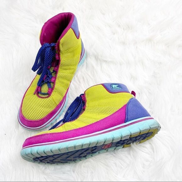 Sorel Shoes - Sorel Tivoli Go High Top Multicolor Lace Up Sneakers